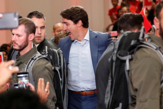 جلیقه ضد گلوله نخست وزیر کانادا