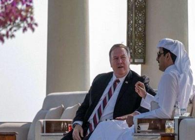 رایزنی امیر قطر با وزیر خارجه آمریکا در دوحه درباره تحولات منطقه