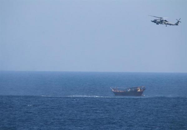 ادعای آمریکا: کشتی توقیف شده در دریای عرب حامل اسلحه از ایران بوده