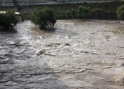 رودخانه های شیراز طغیان کرد