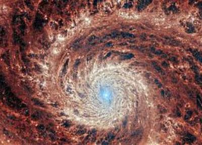 انتشار تصویر خیره کننده تلسکوپ جیمز وب از کهکشان گرداب با 100 میلیارد ستاره