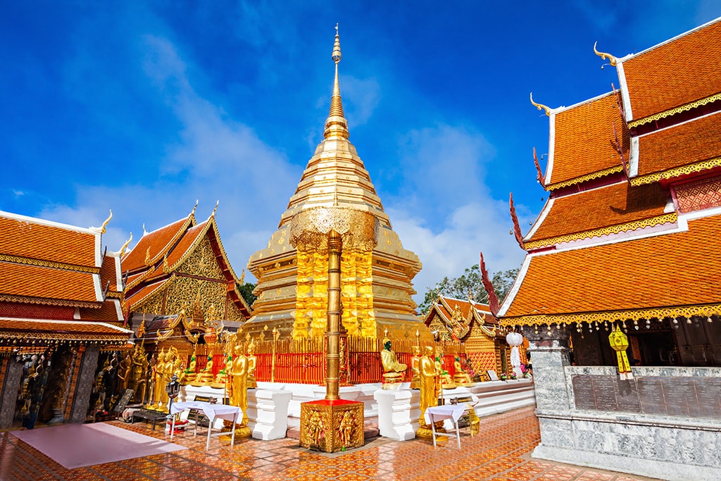 معبد Phrathat Doi Suthep چیانگ مای تایلند